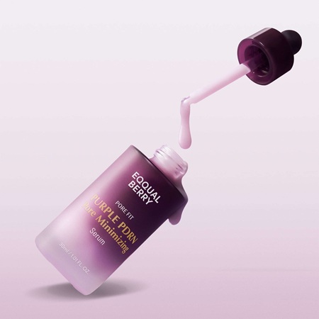 EQQUALBERRY-Purple-PDRN-Pore-Minimizing-Serum-Textur