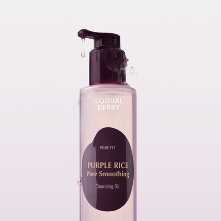 EQQUALBERRY-Purple-Rice-Pore-Smoothing-Cleansing-Oil-Textur